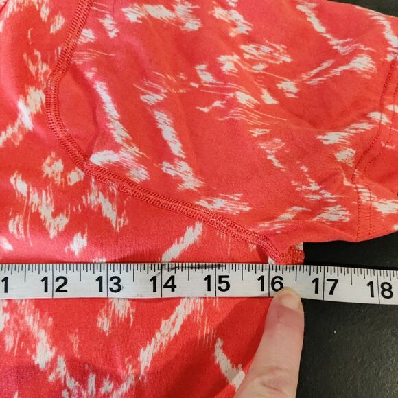 The North Face Coral Ikat Chevron Print Short Sleeve Flash Dry Shirt Size Small - Picture 5 of 7